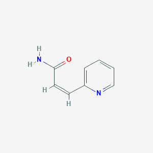 molecular formula C8H8N2O B124860 (Z)-3-(pyridin-2-yl)acrylamide CAS No. 155375-23-8