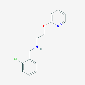 molecular formula C14H15ClN2O B12486018 N-(2-chlorobenzyl)-2-(pyridin-2-yloxy)ethanamine 
