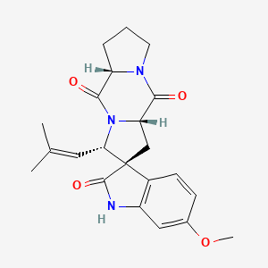 molecular formula C22H25N3O4 B1248624 spirotryprostatin A 