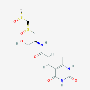 molecular formula C13H19N3O6S2 B1248635 Sparoxomycin A2 