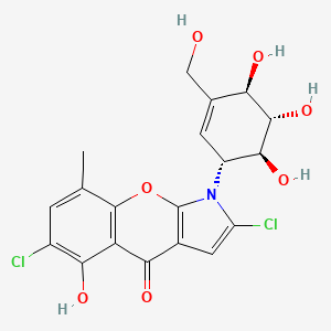 molecular formula C19H17Cl2NO7 B1248640 Pyralomicin 1c 