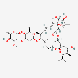 molecular formula C47H72O15 B1248661 Avermectin B2b 