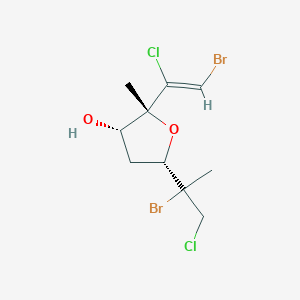 molecular formula C10H14Br2Cl2O2 B1248662 Furoplocamioid C 