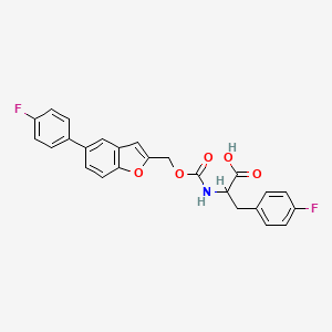 molecular formula C25H19F2NO5 B1248667 RO3244794 
