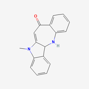 molecular formula C17H14N2O B1248685 Cryptoheptine 