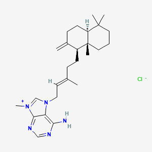 molecular formula C26H40ClN5 B1248708 (+)-agelasine D 