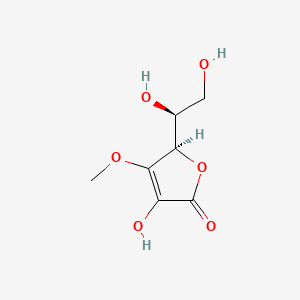 molecular formula C7H10O6 B1248710 3-O-Methyl-L-ascorbic acid 
