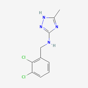 molecular formula C10H10Cl2N4 B12487157 N-(2,3-dichlorobenzyl)-3-methyl-1H-1,2,4-triazol-5-amine 