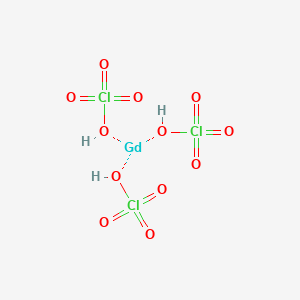 molecular formula Cl3GdH3O12 B1248717 Gd(ClO4)3 