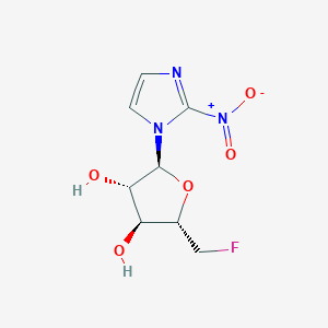 molecular formula C8H10FN3O5 B1248731 Fluoroazomycin arabinoside CAS No. 220793-03-3