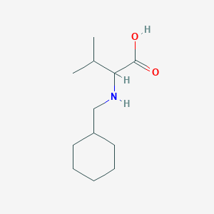 molecular formula C12H23NO2 B12487380 N-(cyclohexylmethyl)valine 