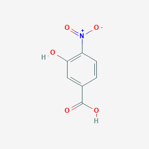 molecular formula C7H5NO5 B124874 3-Hydroxy-4-nitrobenzoic acid CAS No. 619-14-7