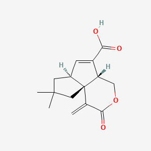 molecular formula C15H18O4 B1248748 pentalenolactone E 