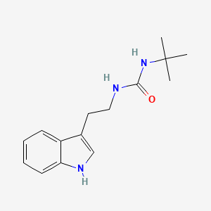 molecular formula C15H21N3O B12487606 1-tert-butyl-3-[2-(1H-indol-3-yl)ethyl]urea 
