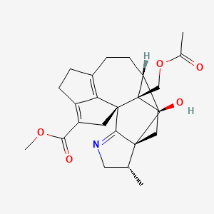 molecular formula C25H31NO5 B1248763 Daphmanidins E 
