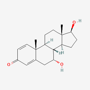 molecular formula C19H26O3 B1248777 7alpha,17beta-Dihydroxyandrosta-1,4-dien-3-one 
