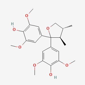molecular formula C22H28O7 B1248784 Sacidumlignan D 