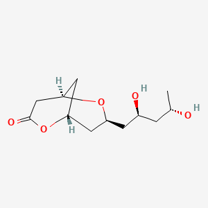 molecular formula C12H20O5 B1248786 Cryptocaryolone 