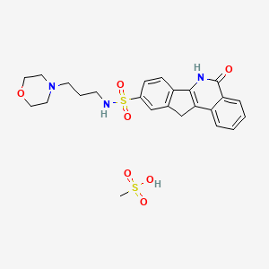 molecular formula C24H29N3O7S2 B1248787 INO-1001 CAS No. 501364-91-6