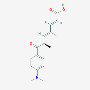 molecular formula C17H21NO3 B1248798 (R)-trichostatic acid CAS No. 114127-18-3