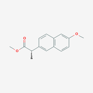 molecular formula C15H16O3 B124880 萘普生甲酯 CAS No. 26159-35-3
