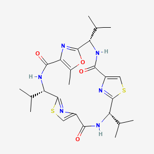 molecular formula C25H32N6O4S2 B1248805 Bistratamide H 