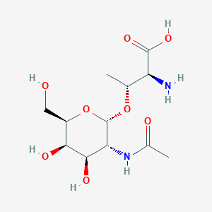 molecular formula C12H22N2O8 B1248823 O-[2-(Acetylamino)-2-deoxy-alpha-D-galactopyranosyl]-L-threonine 