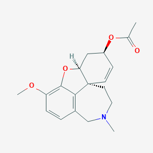 molecular formula C19H23NO4 B124883 O-Acetylgalanthamine CAS No. 25650-83-3