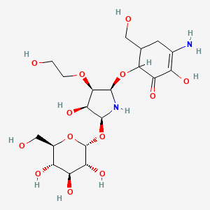 molecular formula C19H32N2O13 B1248850 Collemin A 