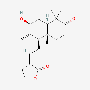 molecular formula C20H28O4 B1248851 Pacovatinin C 