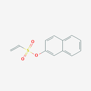 molecular formula C12H10O3S B12488560 Naphthalen-2-yl ethenesulfonate 