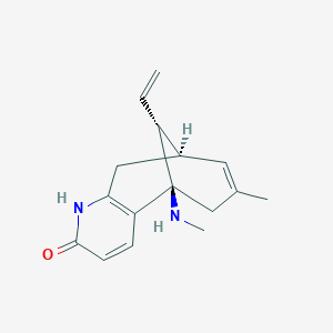molecular formula C16H20N2O B1248857 N-demethylhuperzinine 