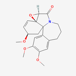 molecular formula C20H23NO5 B1248864 C-3-epi-wilsonione 