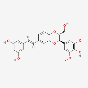 molecular formula C25H24O8 B1248865 Aiphanol 