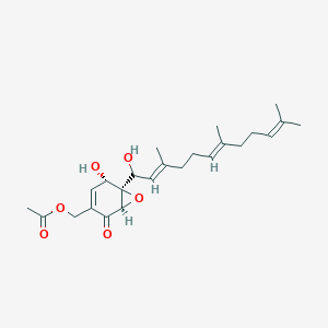 molecular formula C24H34O6 B1248870 4',5'-Dihydrooligosporon 