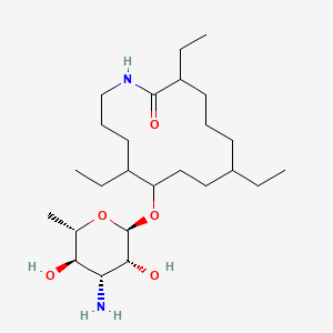 molecular formula C25H48N2O5 B1248873 Fluvirucin B2 