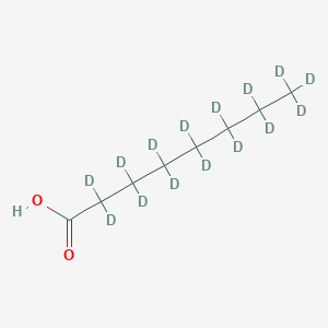 molecular formula C8H16O2 B124892 Octanoic-d15 acid CAS No. 69974-55-6