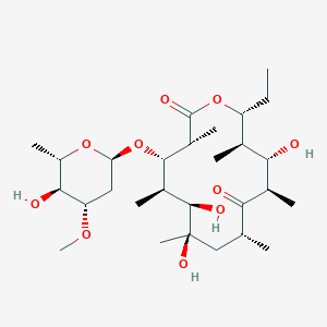 molecular formula C28H50O10 B1248924 3-O-(alpha-L-oleandrosyl)erythronolide B 
