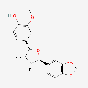 molecular formula C20H22O5 B1248939 Chicanin CAS No. 78919-28-5