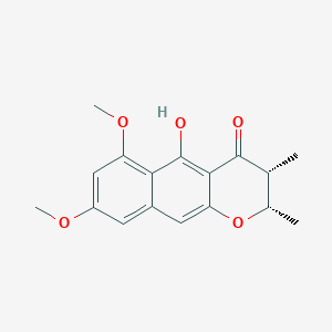 (2S,3R)-2,3-Dimethyl-5-hydroxy-6,8-dimethoxy-2,3-dihydro-4H-naphtho[2,3-b]pyran-4-one