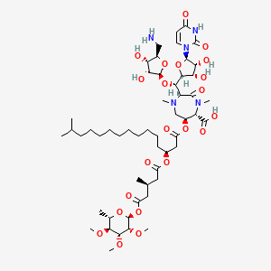 molecular formula C53H87N5O22 B1248949 Caprazamycin 