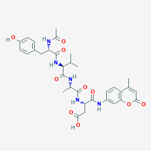 molecular formula C33H39N5O10 B124896 Ac-YVAD-AMC CAS No. 149231-65-2