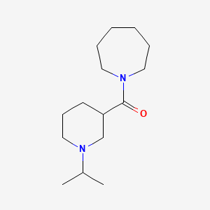 molecular formula C15H28N2O B12489602 Azepan-1-yl[1-(propan-2-yl)piperidin-3-yl]methanone 