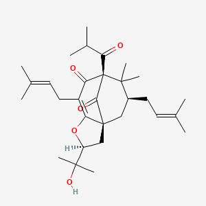 molecular formula C30H44O5 B1248963 garsubellin A 