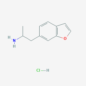 molecular formula C11H14ClNO B124897 6-(2-Aminopropyl)benzofuran Hydrochloride CAS No. 286834-84-2