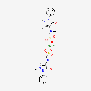 molecular formula C26H32MgN6O8S2 B1248988 Metamizole magnesium CAS No. 6150-97-6