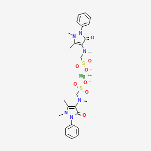 Magnesium ((2,3-dihydro-1,5-dimethyl-3-oxo-2-phenyl-1H-pyrazol-4-yl)methylamino)methanesulphonate