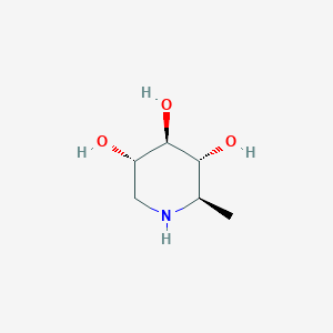 molecular formula C6H13NO3 B1248991 1,6-Dideoxynojirimycin CAS No. 73861-92-4