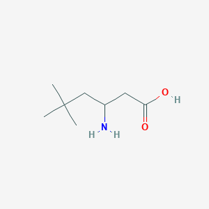 molecular formula C8H17NO2 B1248994 3-Amino-5,5-dimethylhexanoic acid CAS No. 727971-57-5