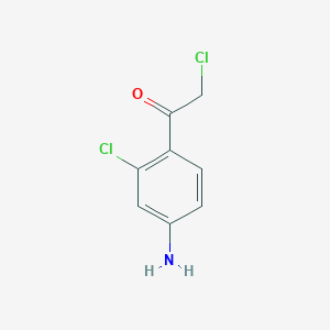 1-(4-Amino-2-chlorophenyl)-2-chloroethanone